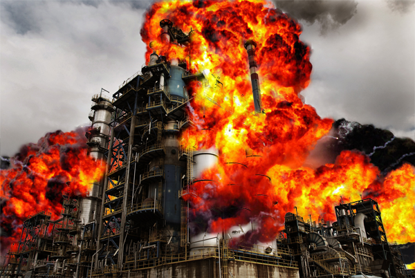 Oil-refinery-explosion