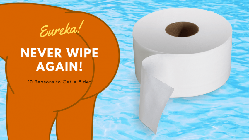 Toilet paper bidet never wipe again